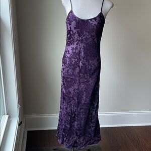 Luxurious Purple Floral Chemise